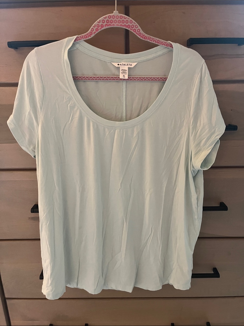 Athleta Light Mint Scoop Neck Short Sleeve Tee